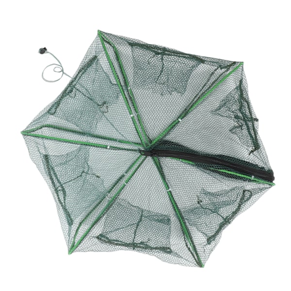 Polygon Fiskebetsfälla Automatisk fiskenätsfälla Vikbar Bärbar Räkbur 50x25cm