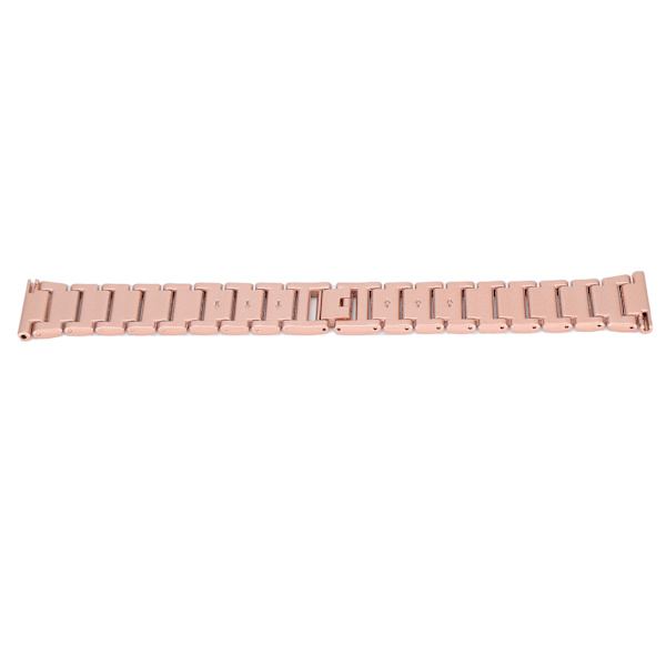 Klokkereim Metal erstatningsbånd med Rhinestone kompatibel for Huawei Watch 22mm Pink