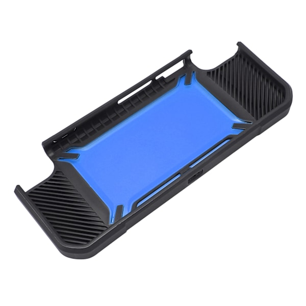 Beskyttende deksel for spillkonsoll TPU, fallbeskyttelse, beskyttende etui, varmespredning, bakdeksel for Switch, svart blå