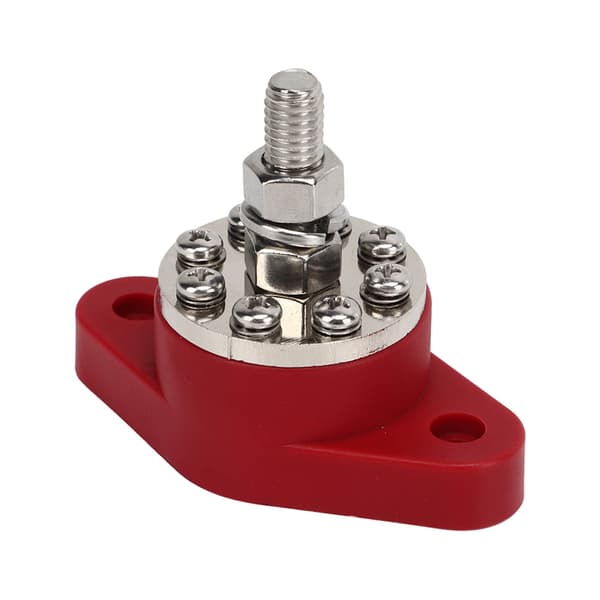 M10 Strømboks Buss Bar Maksimal Strøm 3/8in Batteri Junction Block Stud Post Buss Bar 300A