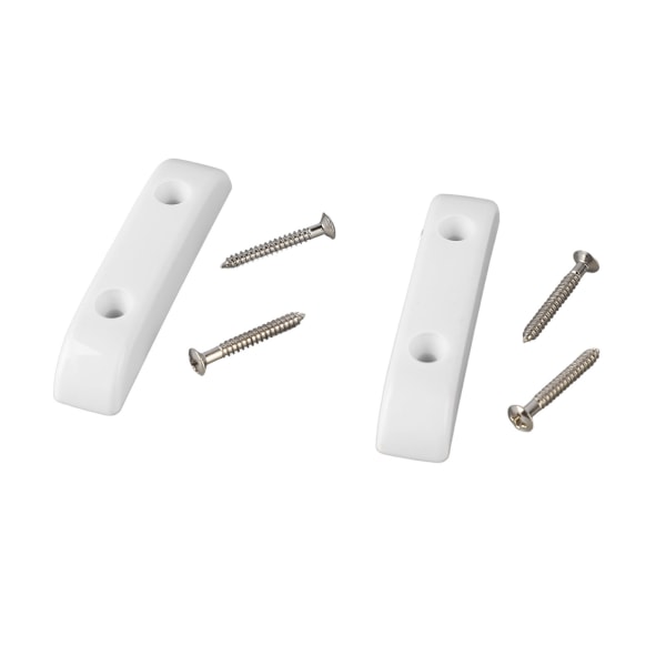 2 st Bas tumstöd Plast Anti-slip Lättvikt Jazzbasgitarr Tumfingerstöd GM02 Vit