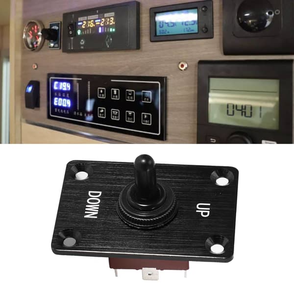 12V Aluminium Vinsj Kontrollpanel Vippebryter for Yachtbåt