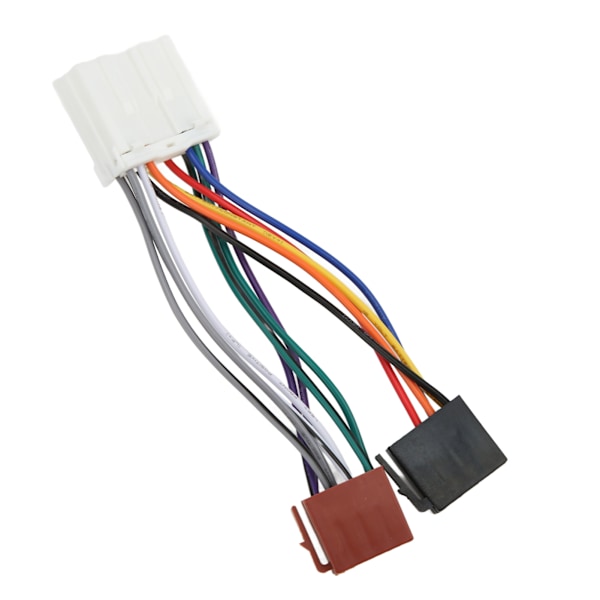 Radio ISO-kabelhärva Plast Flexibel CD-spelare Adapter Ersättning för MITSUBISHI Lancer Pajero