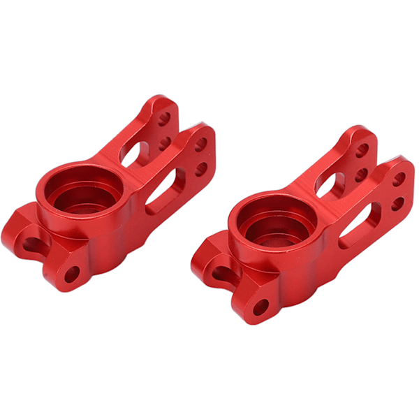 2 stk. aluminiumlegering bagaksel sæde til LOSI Lasernut U4 Tenacity 1/10 RC bil bagerste navholder Rød