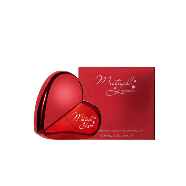 50 ml hjerteformet ømhet møter parfyme 50 ml langvarig frisk Eau de Toilette for kvinner blomster og fruktig (rød)