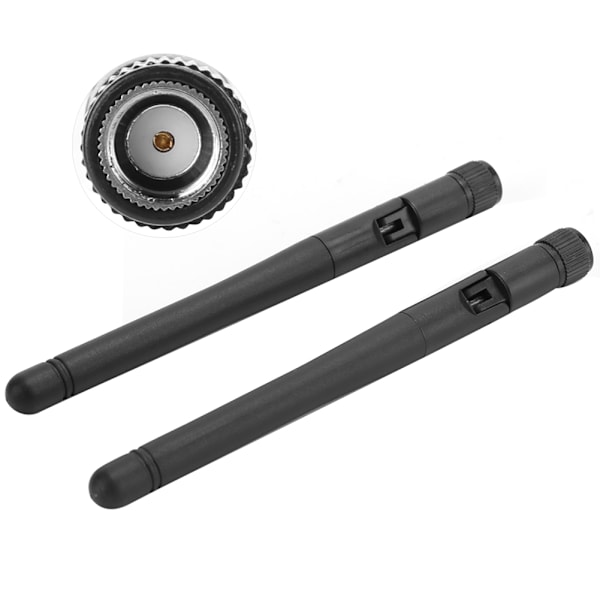 2 stk. Wifi Antenne 2.4G 5G DualBand Trådløs Ruting Nettverkskort Antenner 5DBI 11CM