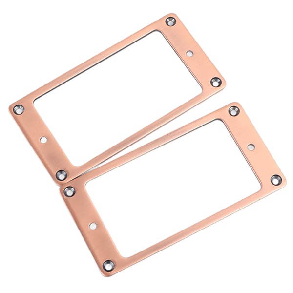 2 stk elektrisk gitar pickup ramme sink legering humbucker pickup monteringsring sett 2 x 2 mm lilla bronse