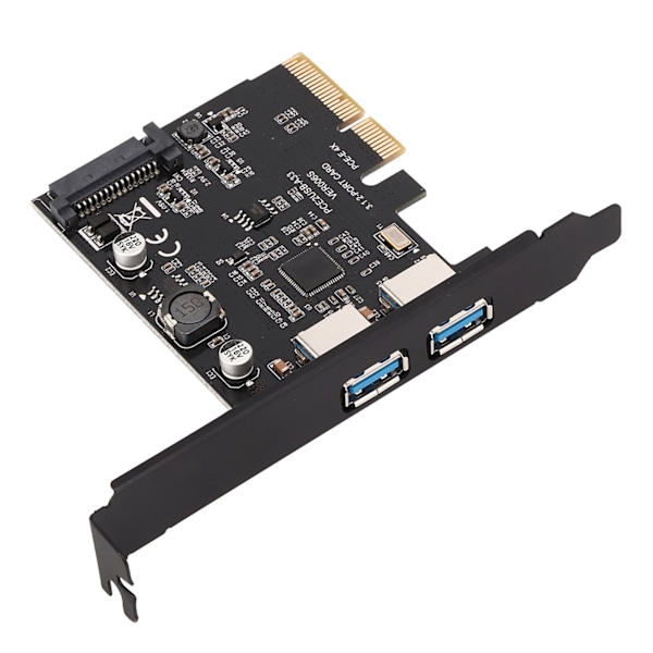 USB3.2 Laajennuskortti TYPE‑C+TYPE‑A Pöytäkoneen Laajennuskortti ASMedia ASM3142 10Gbps