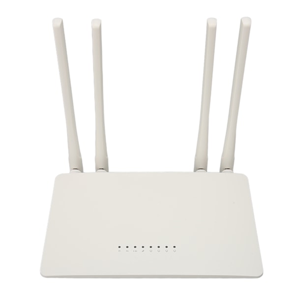 4G LTE Modem Router med 4 Antenner 1200Mbps Gigabit WiFi 2.4GHz 5GHz Dual Band WiFi AC1200 Trådløs Router EU Stik 100‑240V EU Stik