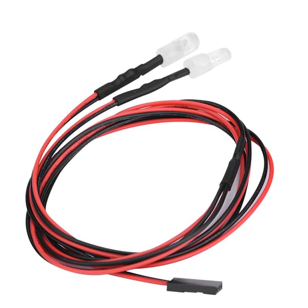 2 STK 5 mm frontlykter RC tilbehør LED-lys for 1/10 modell driftbil (11# blått lys)
