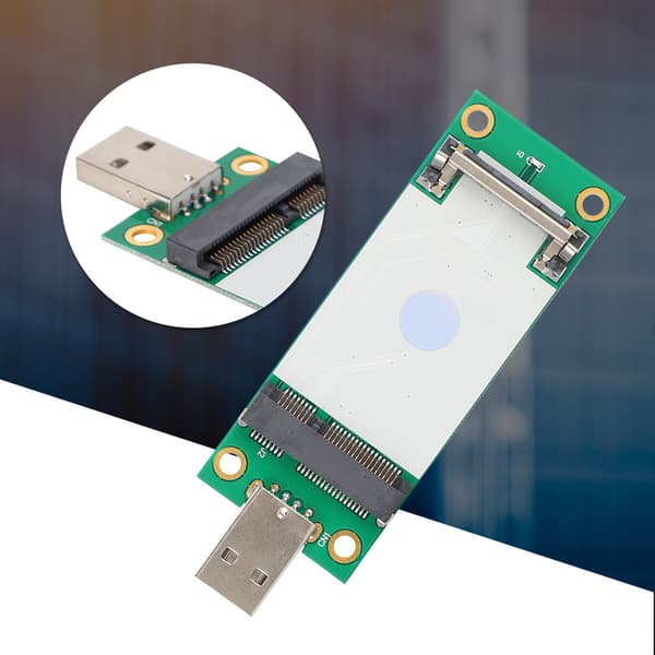 Mini PCI-E till USB Riser-kort för WWAN Testadapterkort 3G/4G-modul med SIM-kort
