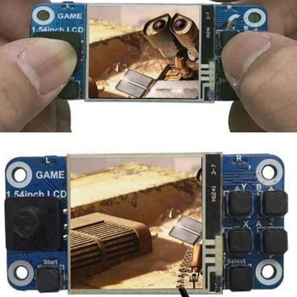 Mini Spelkonsol 1.54in LCD-skärm Pekskärm för Raspberry Pi