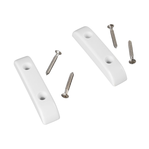 2 st Bas tumstöd Plast Anti-slip Lättvikt Jazzbasgitarr Tumfingerstöd GM02 Vit