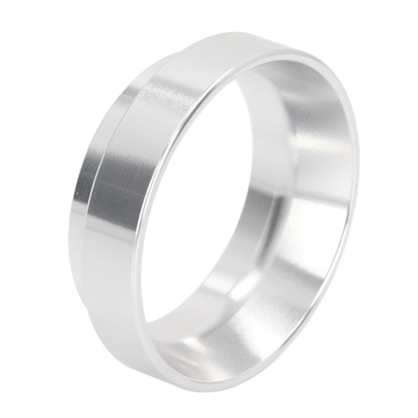 Kaffe doseringsring i aluminium, lækagesikker kaffedoseringsring til hjemmet, 54 mm/2,1 tommer