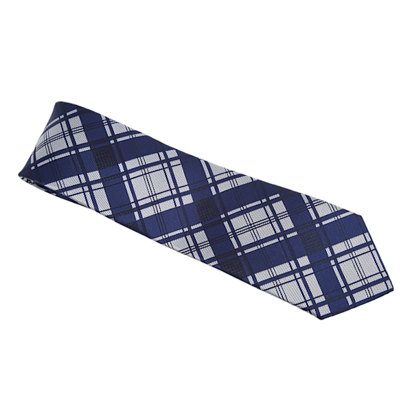 PlaidMen Slips Klassisk Stil Polyestergarn Design Affärsslips för Bröllop Fester Affärer