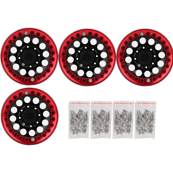 Full Metal LowProfile Reel Conversion Skirted Spool Siiman Pyörätarvike (punainen)