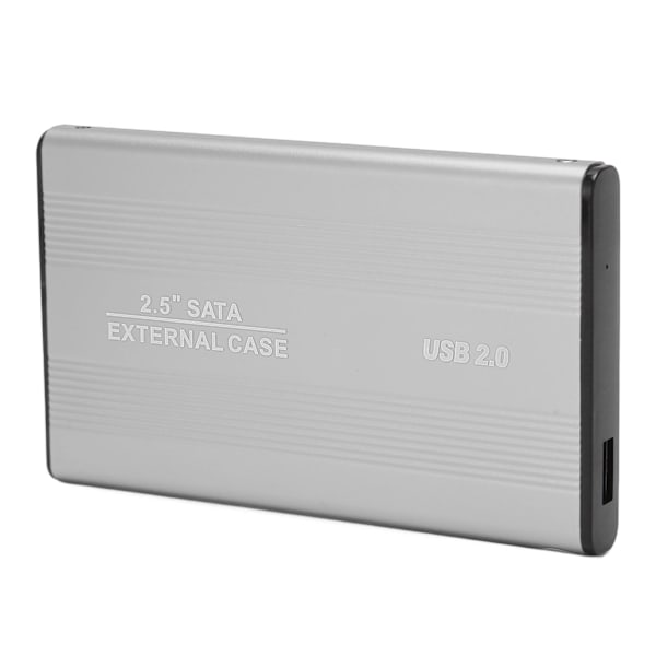 Ekstern Harddisk 2.5 Tommer Slank USB 2.0 Høy Hastighet Plug and Play Mobil Harddisk for Datamaskin PC Reise Sølv 320GB