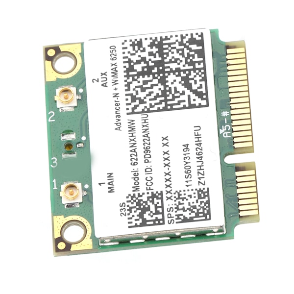 Trådløst netværkskort DualBand 300M 2.4 5G Wifi PCIE til Intel AdvancedN WiMAX 6250