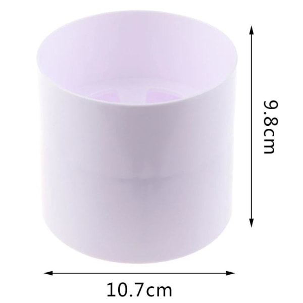 2 stk - Det essensielle golftilbehøret til puttinggreenen din - samsvarer med hvit ABS-plast, dimensjon: 10 cm høy med en diameter på 10,8 cm 17 mm