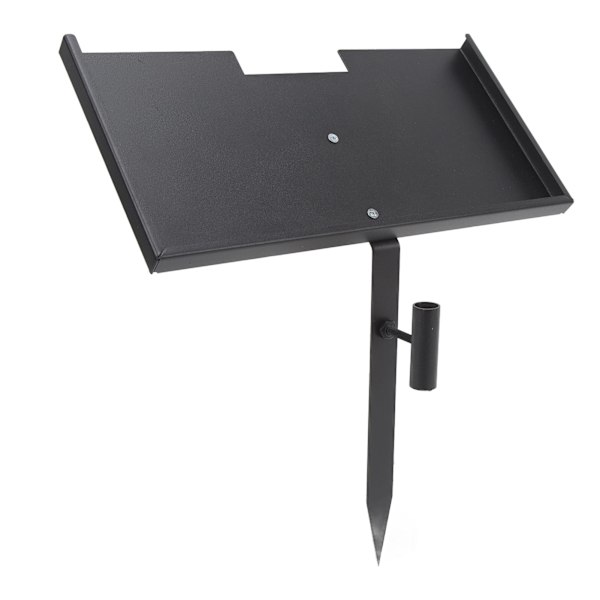 Gravsteinholder i Jern, Anti-Fade, Enkel Montering, Matt Finish, Avrenningshull, Minneplakett Stativ for Kjære og Kjæledyr