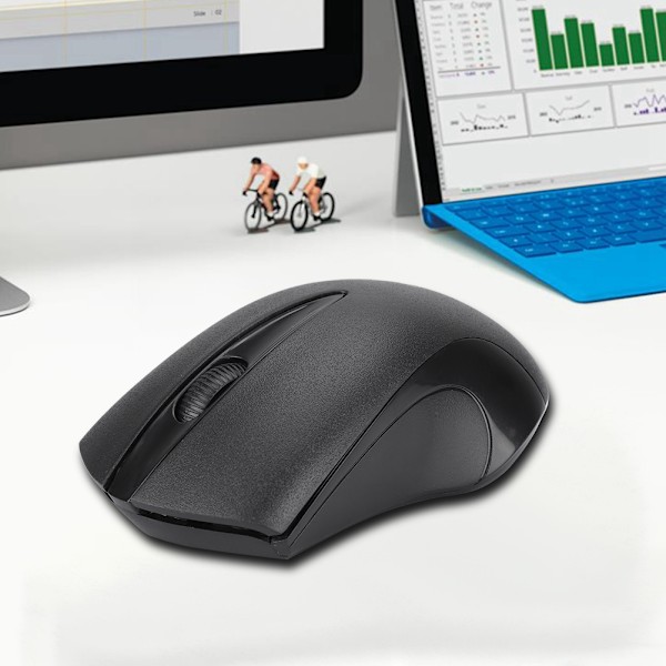 Trådløs Smart Optisk Mus Enkel Mote Ergonomisk Design Mus for Laptop Desktop