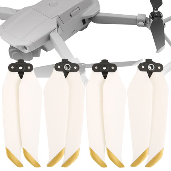 4 stk Propellerer Erstatningsdeler Tilbehør Passer til DJI Mavic Air 2 Drone Hvit