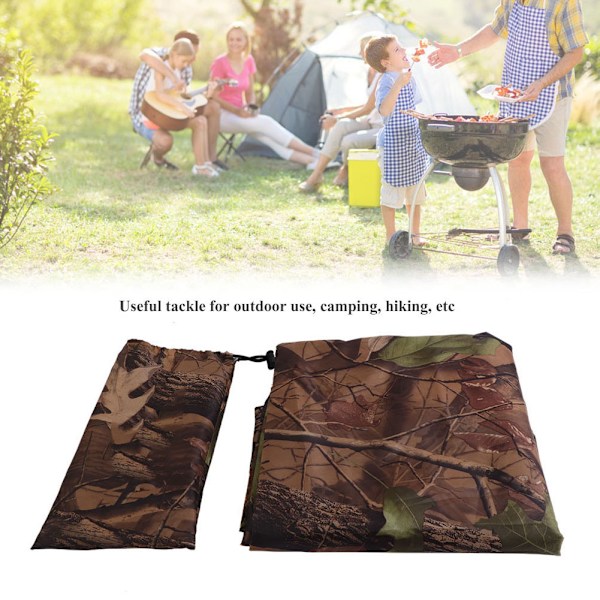 Vandtæt Army Camo Telt Presenning Lagen Baldakin Markise Regnslag (2 x 2m)