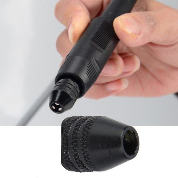 8mm trekjeft Chuck Collet Adapter Converter for elektrisk skrutrekker drill (kort hale)