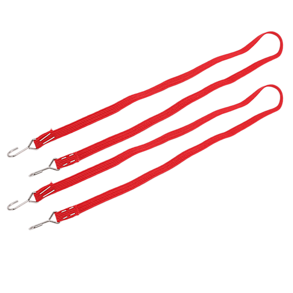 2 ST RC Elastiske Bagageremme Nylon Generelt RC Bungee Tie Down Snøre til Alle RC Biler Rød