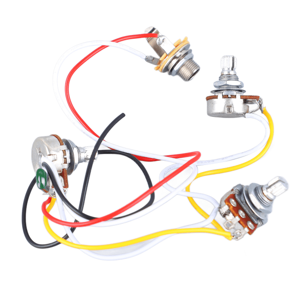 Bass potensiometer ledningsnett 500K tonevolumkontroller Instrumenttilbehør