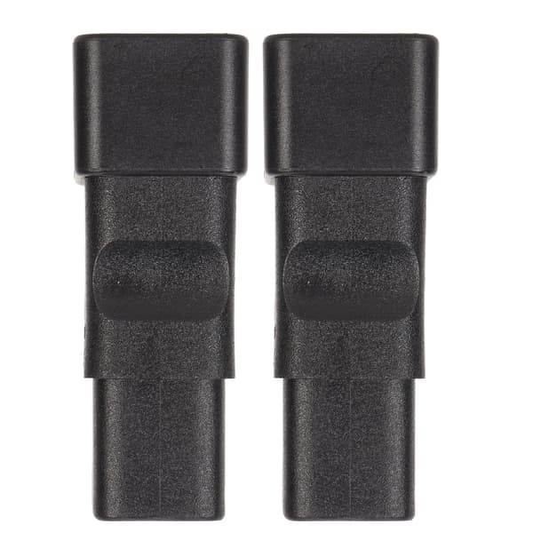 2 stk IEC320 C20 til IEC320 C19 Strømadapter C20 til C19 Strømpluggadapter for UPS PDU Server Datamaskin Sokkel