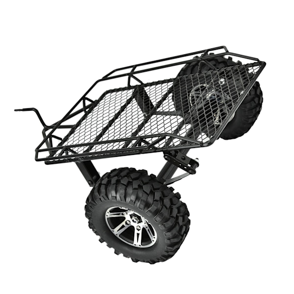 DIY Metallinen Trail Car Trailer Hopper D90 / SCX10 / TRX-4 1/10 mittakaavan RC Crawler -autoon