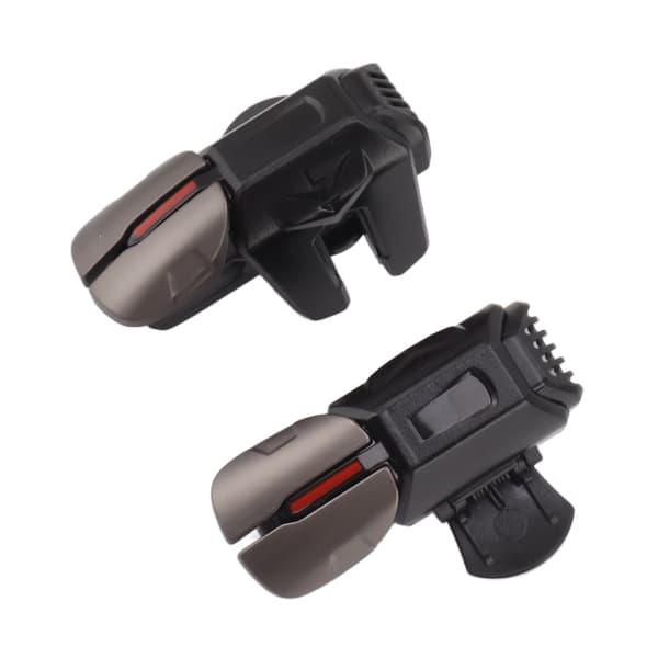 Mobil Gaming Trigger 6 Finger Linkage Spilcontroller til Telefoner Sensitive Mobile Triggere Spil Trigger Alloy Sort