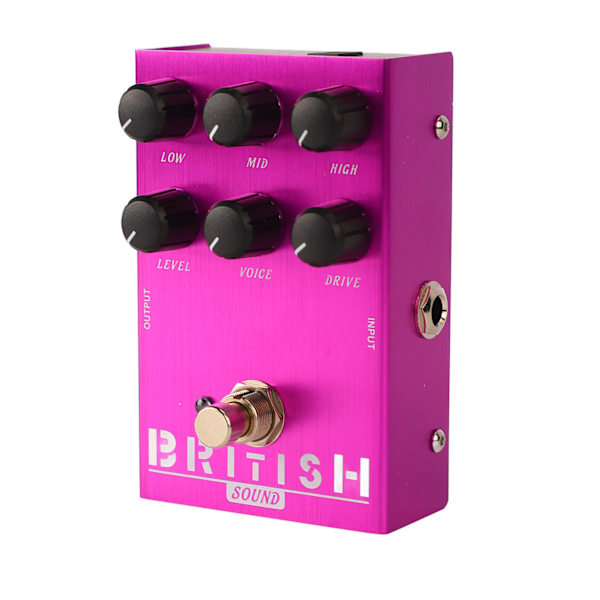 Elguitareffekter Drive Pedal Effector Simulerer guitarforvrængning og overdriveeffekter AN 31 Purple