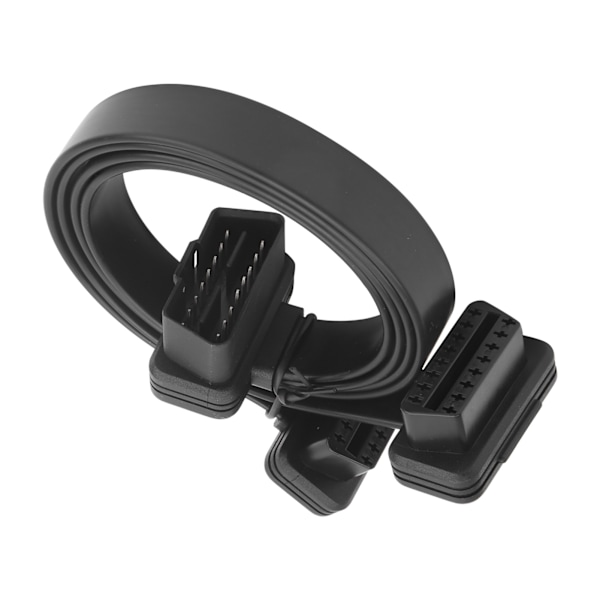 OBD-jatkokaapeli 16-nastainen liitin Diagnostiikkatyökalu Uros kaksoisnaaras kyynärpääsovitin 50 cm