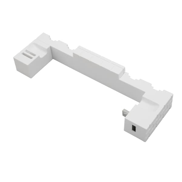 for Switch Ladestasjon Sikkerhetsbeskyttelse Kontrollerlader Dokkingstasjon for Joycon Lader Opptil 4 stk for Switch OLED Hvit