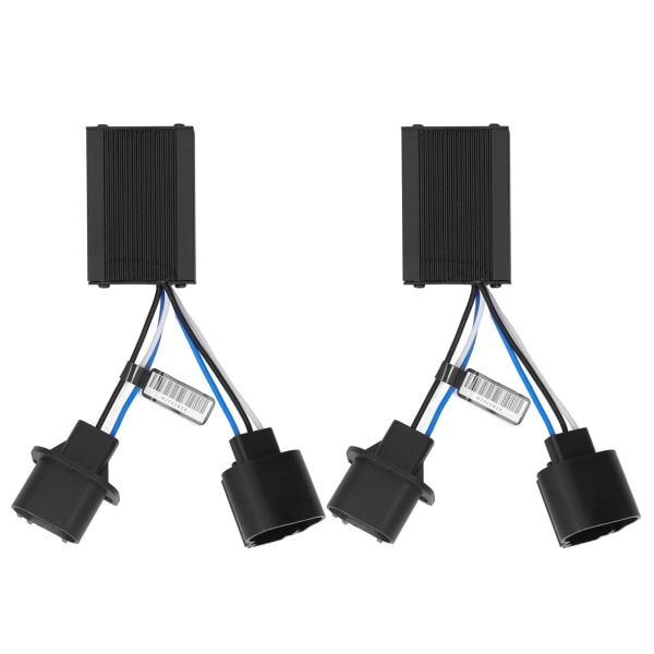 2 st LED Canbus Decoder Bilstrålkastare Glödlampa På Av Flimmer Problem Fel Adapter H13