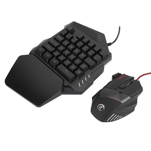 HXSJ J50 Enhånds Gaming Mus Tastatur Sett Datatilbehør for Win2000 / Android / OS X