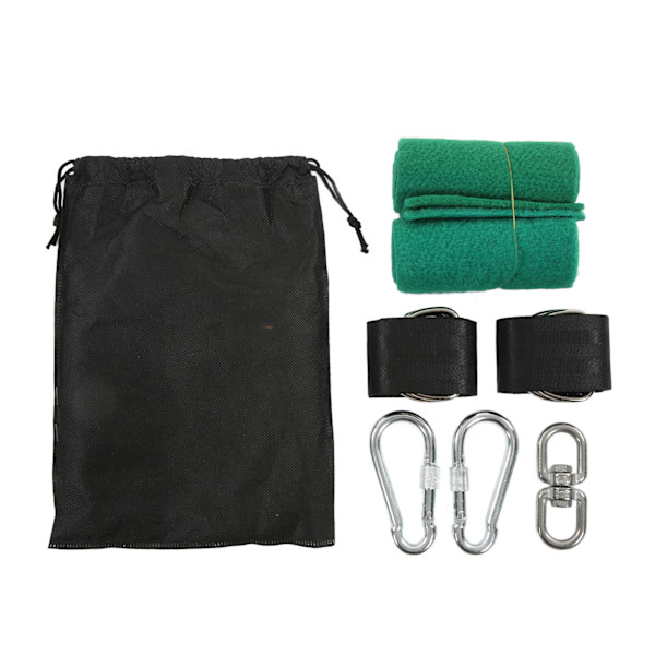 Tree Swing Hängremmar Kit med karbinhake Spinner 1000 kg lager för trädgårdshängmatta utomhus