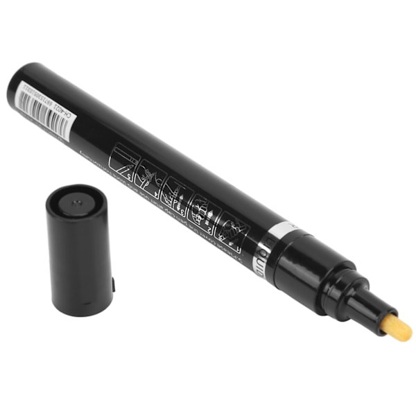Krommarkörpenna 3mm Vattentät Anti-färg Spegel Reflekterande Krompläterad Silver DIY Highlight Markör