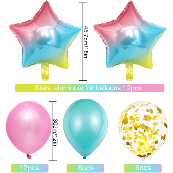 5-års flickballong, 5-årsdag, rosa ballong nummer 5, födelsedagsdekoration, grattisballong, dekoration för flickans 5-årsfest