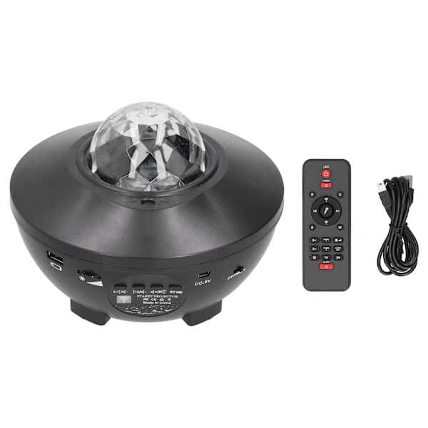 LED-stjärnprojektor USB-driven nattlampa Bluetooth-anslutning Musikspelare för barn