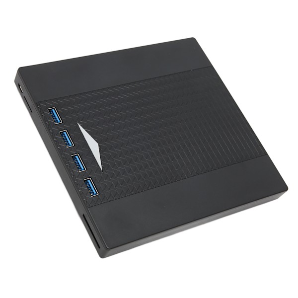 Ulkoinen DVD-asema USB 3.0 Hiljainen Hengittävä Valo Muistikorttipaikka Plug and Play DVD-poltin kannettavalle tietokoneelle ja pöytäkoneelle