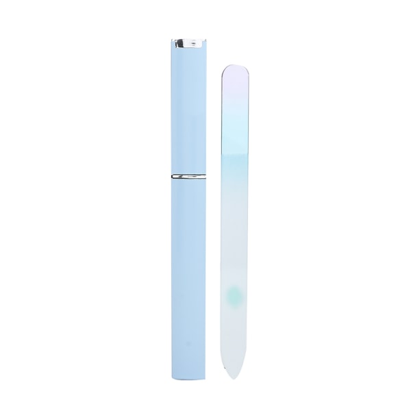 Glass neglefil manikyr pedikyr verktøy neglesliping glass fil polering (blå)