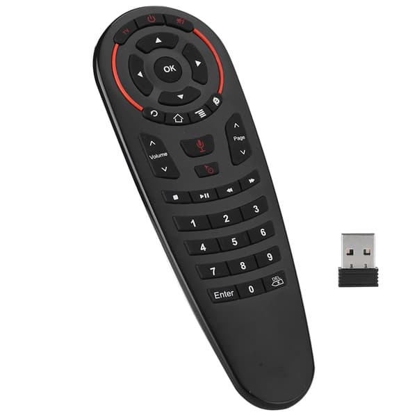 G30 Stemmefjernkontroll 33 Taster for Android Datamaskin TV-boks Generell med Bluetooth-mottaker