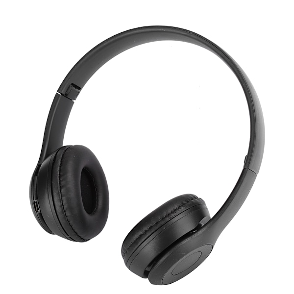 Bluetooth Langattomat Kuulokkeet Korvan Yli Taitettavat Stereoääni Melunvaimennus Kuulokkeet Peli FM Musiikki Kuuloke Musta