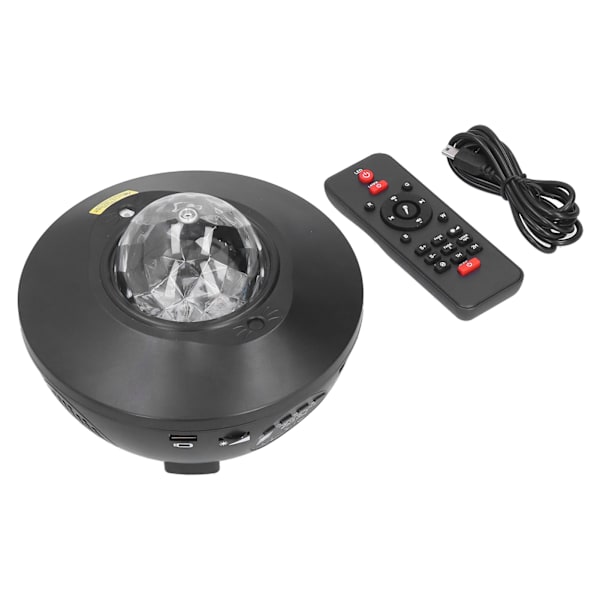 LED-stjerneprojektor USB-drevet nattlyslampe Bluetooth-tilkobling musikkspiller for barn