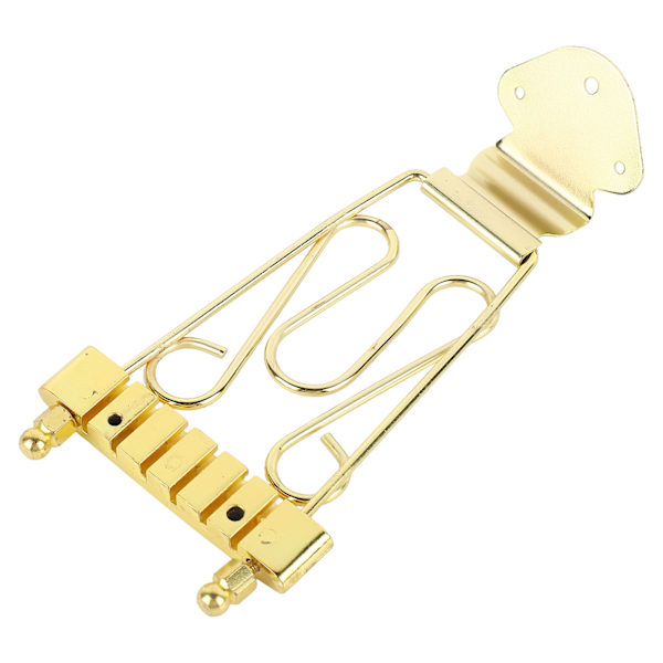 Bass Bridge Tailpiece Sink Alloy 6 Strings Electric Bass Bridge Tailpiece Erstatning Gold