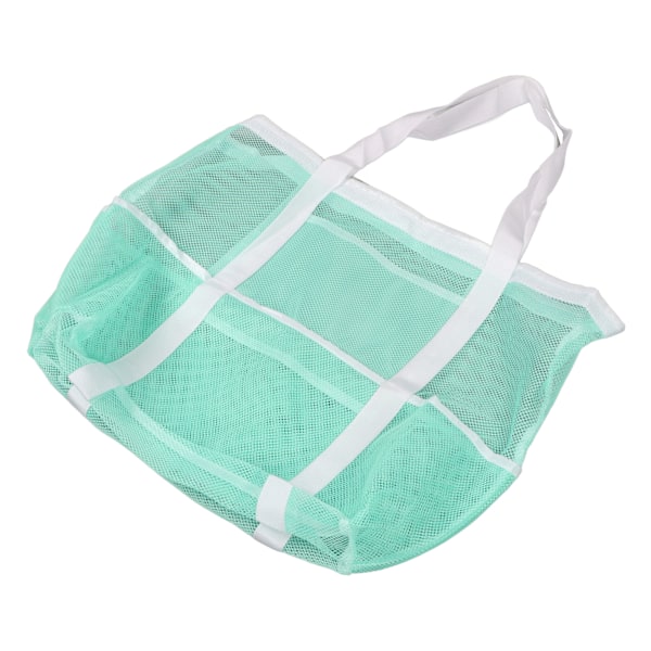 Foldbar strandveske i nylonnett - Mintgrønn, 40L, forsterket kant