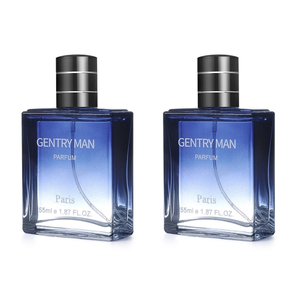 55ml Kölnin miesten parfyymi raikas tuoksuinen miesten hajuvesi 2 pulloa